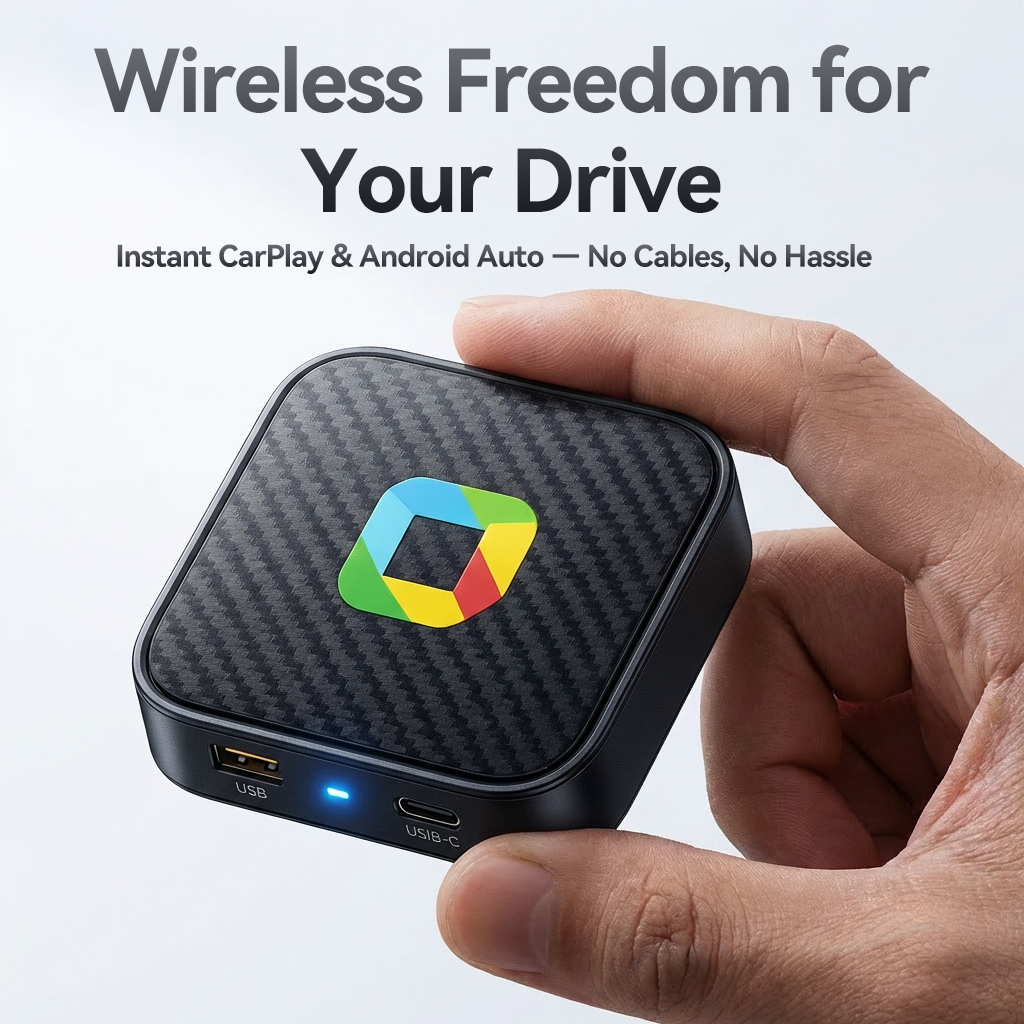 🚗 Upgrade Your Drive: Wireless CarPlay & Android Auto Adapter