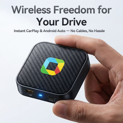 🚗 Upgrade Your Drive: Wireless CarPlay & Android Auto Adapter