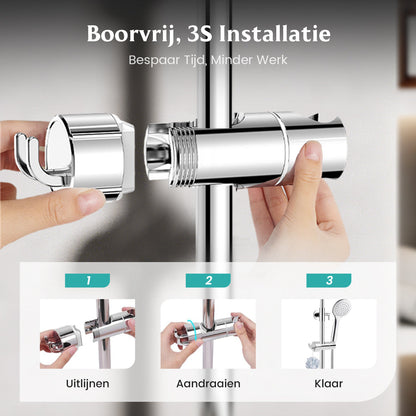 🚿🔩 Handdouchehouder – stevig & boorvrij 🛠️