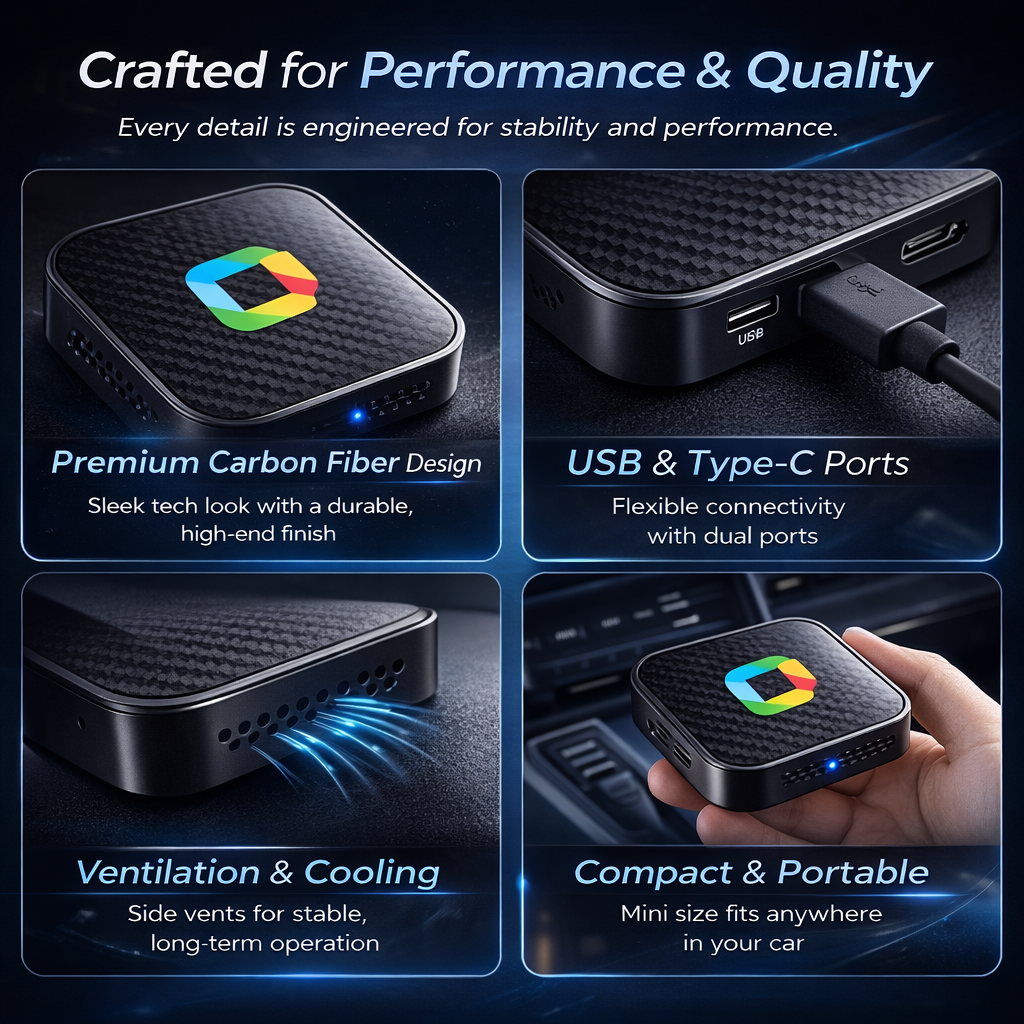 🚗 Upgrade Your Drive: Wireless CarPlay & Android Auto Adapter