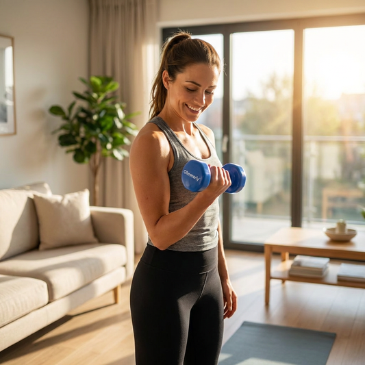 🥳 Aventhoria® 2-Pack Home Dumbbell Set — Compact Weights For Daily Toning